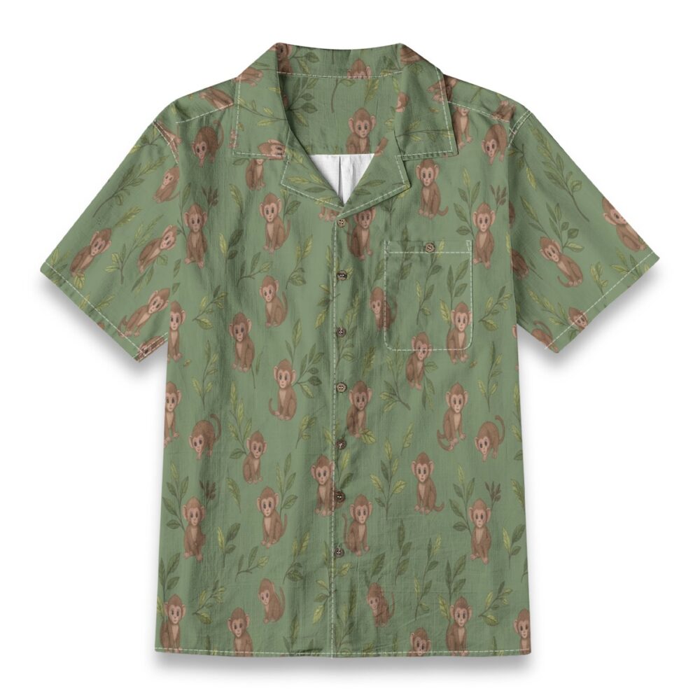 Maned Wolf Grassland Warm Ochre Island Shirt product image, view 6