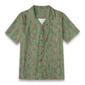 Warm Ochre Maned Wolf Shirt