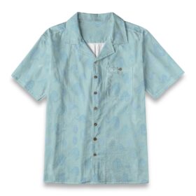 Soft Aqua Wave Echo Shirt