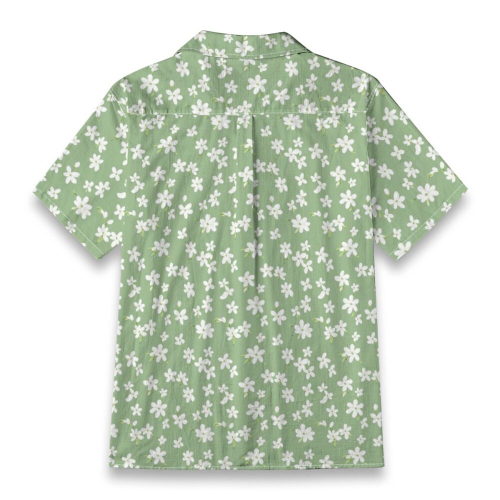 Gardenia Cream Soft Bloom Tropical Island Shirt product image, view 5