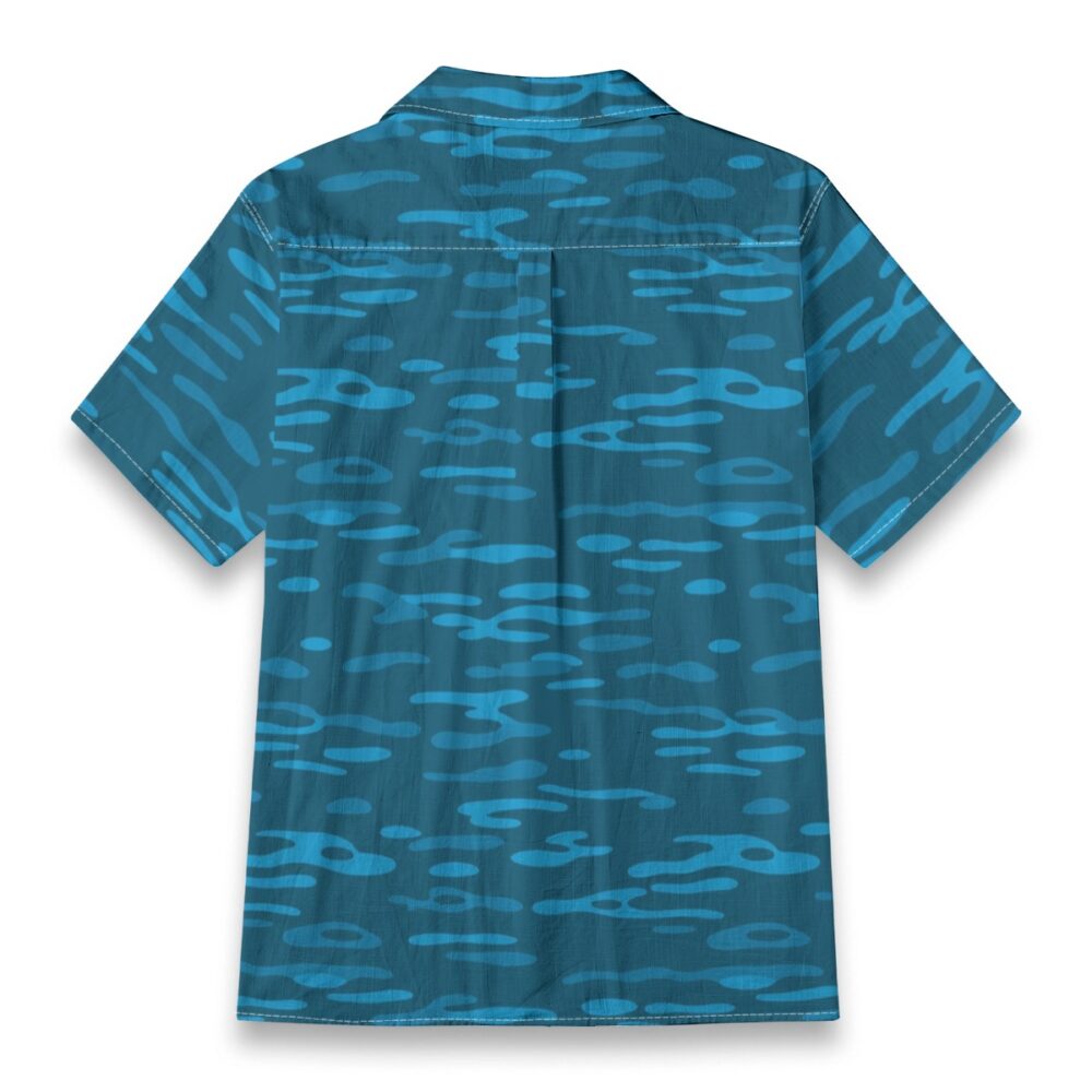 Marine Ripple Layers Deep Ocean Island Shirt product image, view 5