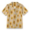 Orchid Lavender Elegant Tropical Floral Resort Shirt product image, view 6